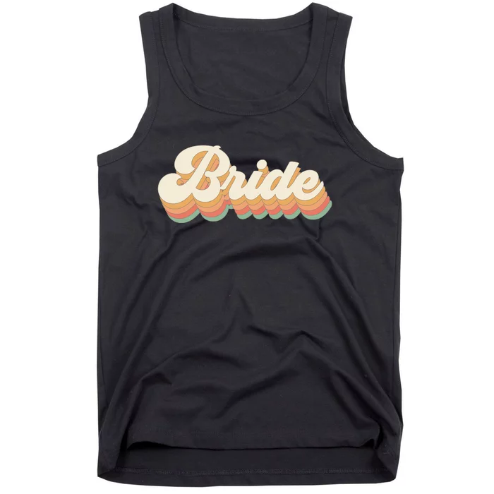 Team Bride Vintage Bachelorette Party Tank Top