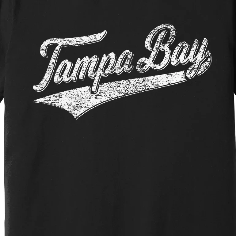 Tampa Bay Varsity Script Classic Sports Jersey Style Premium T-Shirt