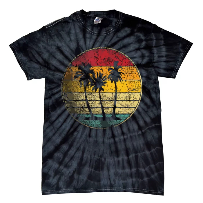 Tropical Beach Vintage Retro Style 70s 80s Tie-Dye T-Shirt