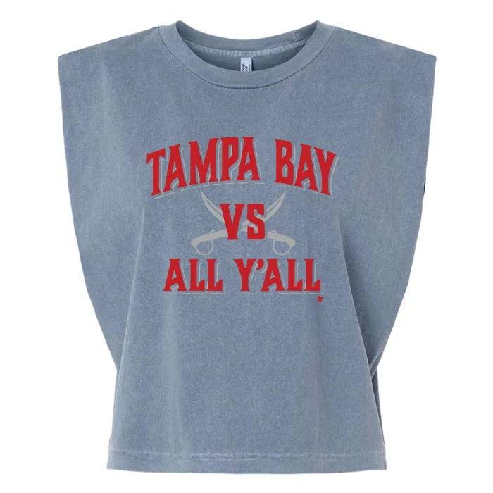 Tampa Bay Vs All Y’All Garment-Dyed Women's Muscle Tee