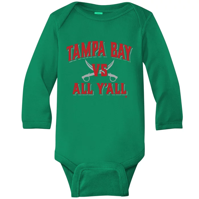 Tampa Bay Vs All Y’All Baby Long Sleeve Bodysuit