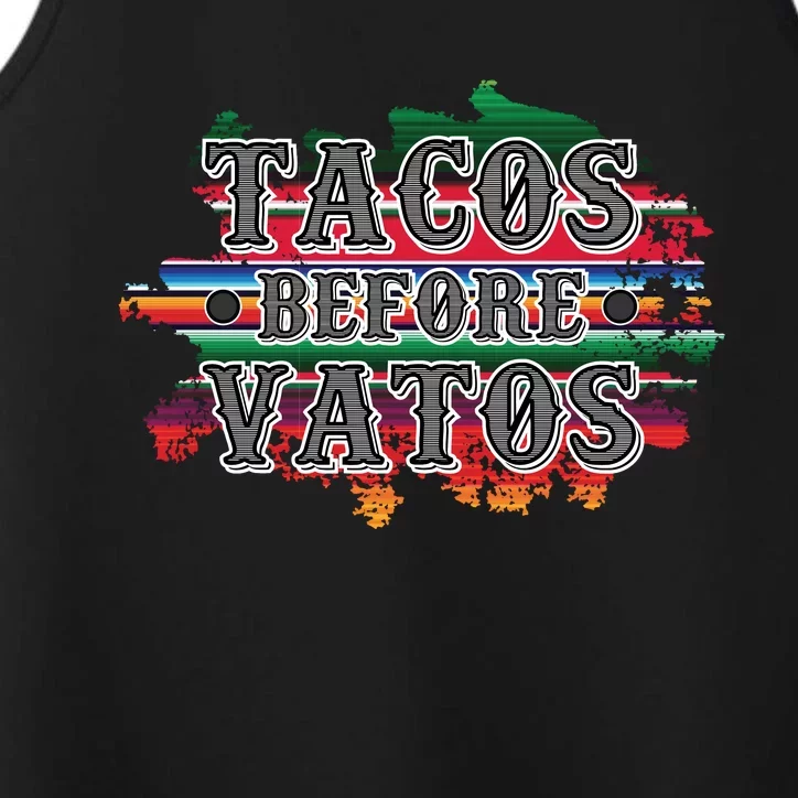 Tacos Before Vatos Performance Tank