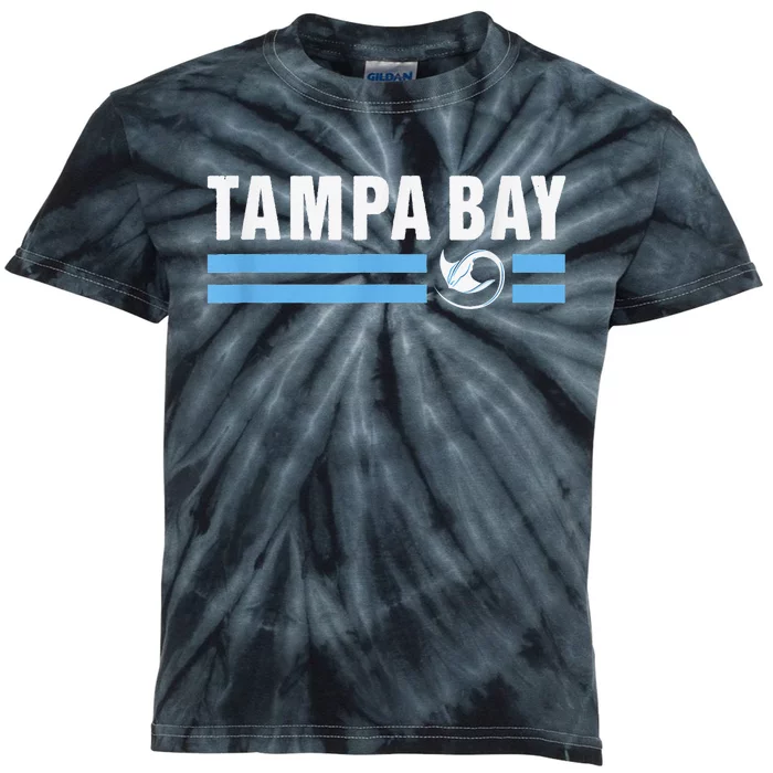 Tampa Bay Vintage TB Local Stingray Native Tampa Bay Fan Tee Kids Tie-Dye T-Shirt