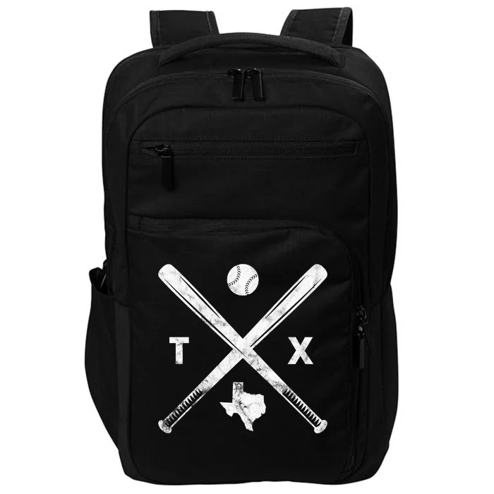 Texas Baseball Vintage Sport Impact Tech Backpack