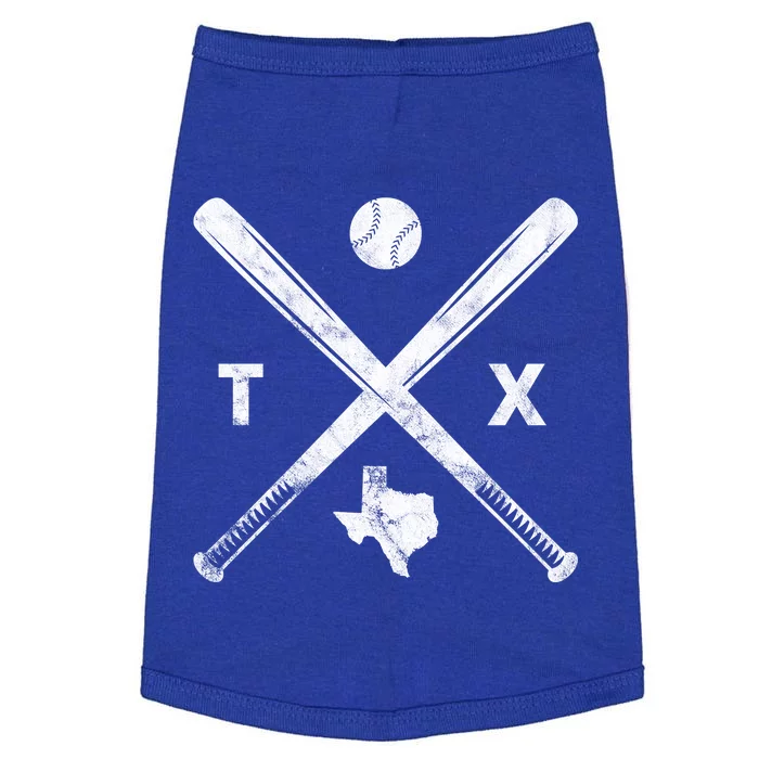 Texas Baseball Vintage Sport Doggie Tank