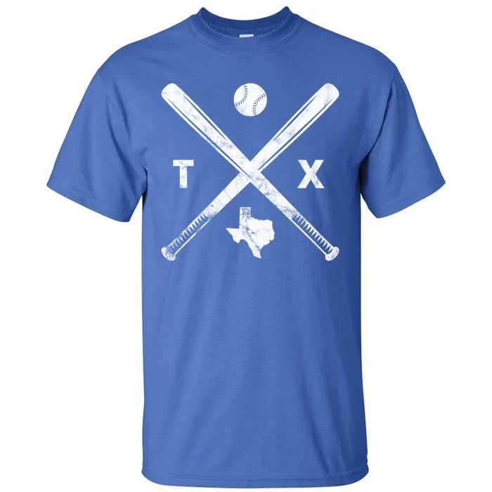 Texas Baseball Vintage Sport Tall T-Shirt