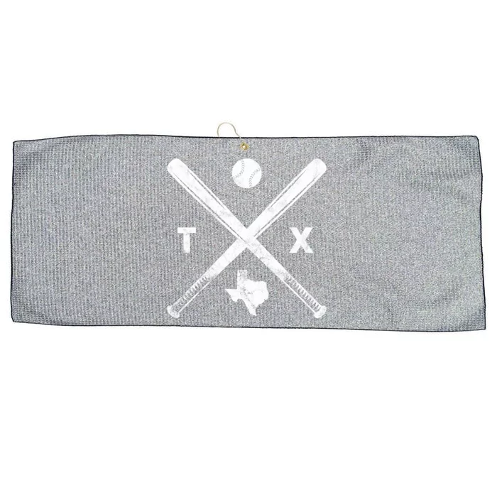 Texas Baseball Vintage Sport Large Microfiber Waffle Golf Towel