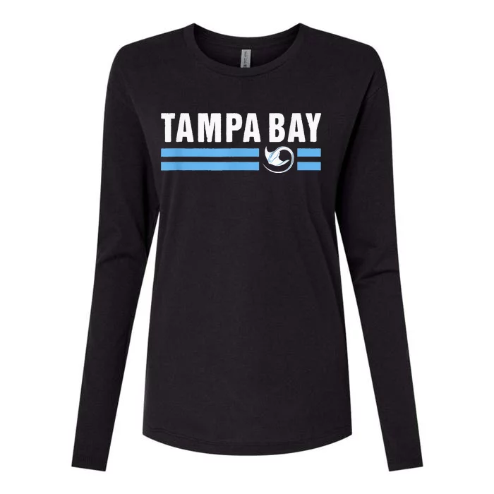 Tampa Bay Vintage TB Local Stingray Native Tampa Bay Fan Womens Cotton Relaxed Long Sleeve T-Shirt