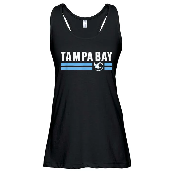 Tampa Bay Vintage TB Local Stingray Native Tampa Bay Fan Ladies Essential Flowy Tank