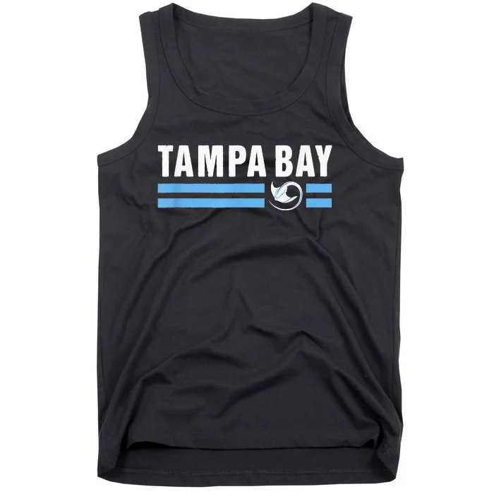 Tampa Bay Vintage TB Local Stingray Native Tampa Bay Fan Tank Top