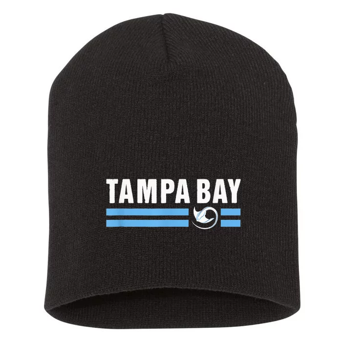 Tampa Bay Vintage TB Local Stingray Native Tampa Bay Fan Short Acrylic Beanie