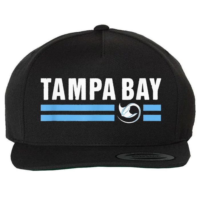 Tampa Bay Vintage TB Local Stingray Native Tampa Bay Fan Wool Snapback Cap