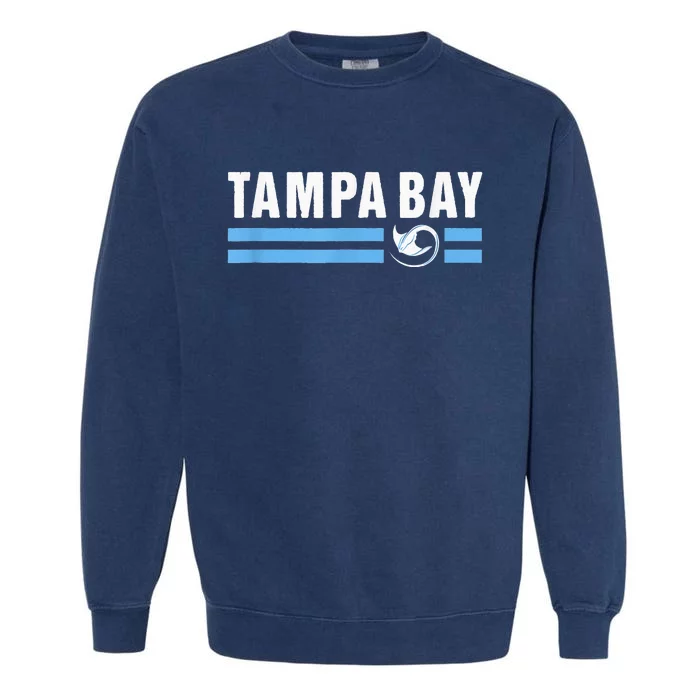 Tampa Bay Vintage TB Local Stingray Native Tampa Bay Fan Garment-Dyed Sweatshirt