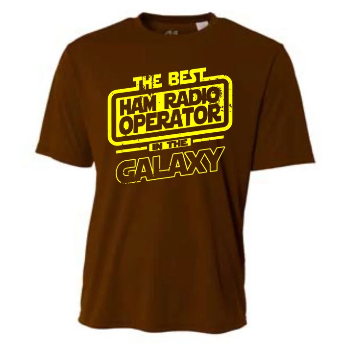 The Best Vintage Ham Radio Operator In The Galaxy Cool Cooling Performance Crew T-Shirt