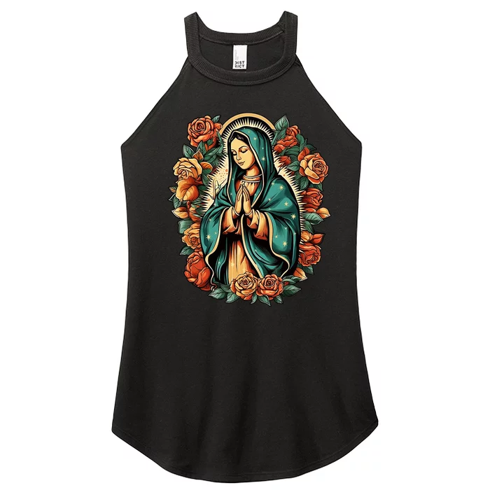 The Blessed Virgin Mary Is The Mother Of Jesus Christ Women’s Perfect Tri Rocker Tank