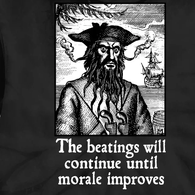 The Beatings Will Continue Until Morale Improves Tie Dye Hoodie