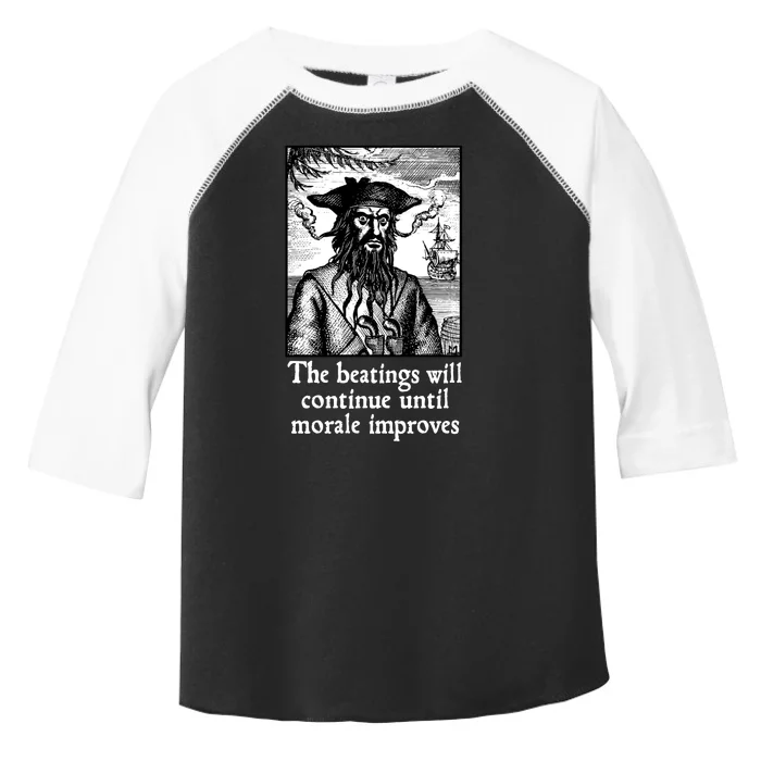 The Beatings Will Continue Until Morale Improves Toddler Fine Jersey T-Shirt