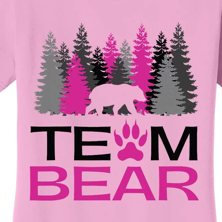 Team Bear Woman Pink Women's T-Shirt