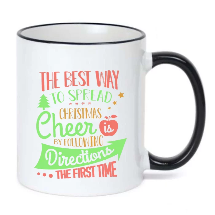 The Best Way To Celebrate The Christmas Teacher Black Color Changing Mug