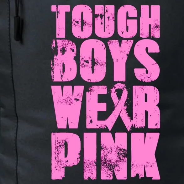 Tough Boyz Wear Pink Support Breast Cancer Awareness Daily Commute Backpack