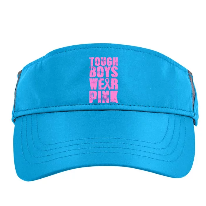 Tough Boyz Wear Pink Support Breast Cancer Awareness Adult Drive Performance Visor