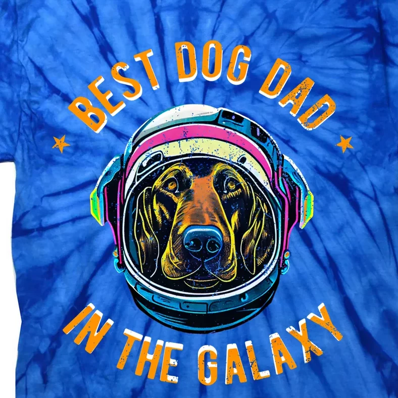 The Best Weimaraner Dog Dad In The Galaxy Meaningful Gift Weimaraner Meaningful Tie-Dye T-Shirt