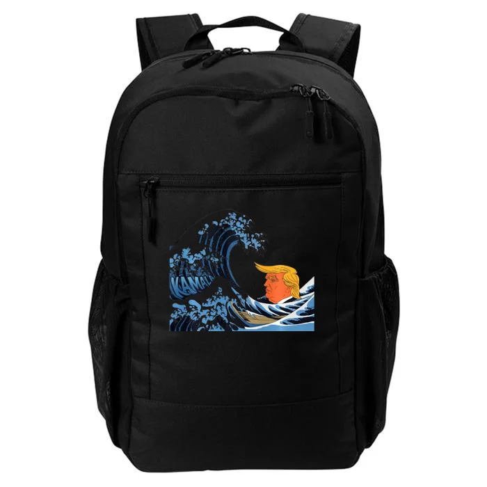 The Blue Wave Anti Trump KamalaS Momentum Daily Commute Backpack