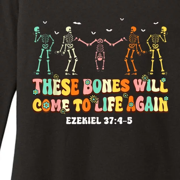 These Bones Will Come To Life Again Ezekiel 37:45 Christian Womens CVC Long Sleeve Shirt