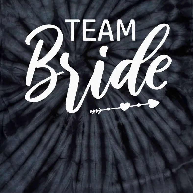 Team Bride Wedding Party Tie-Dye T-Shirt