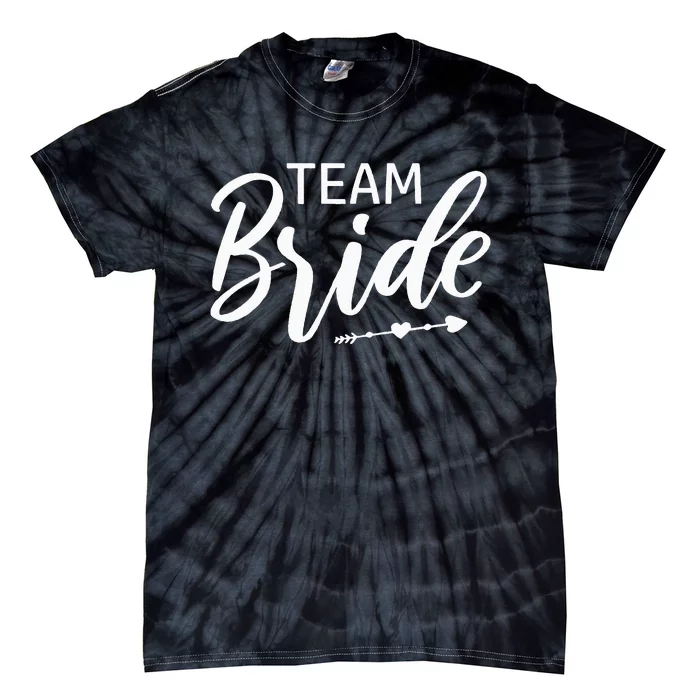 Team Bride Wedding Party Tie-Dye T-Shirt