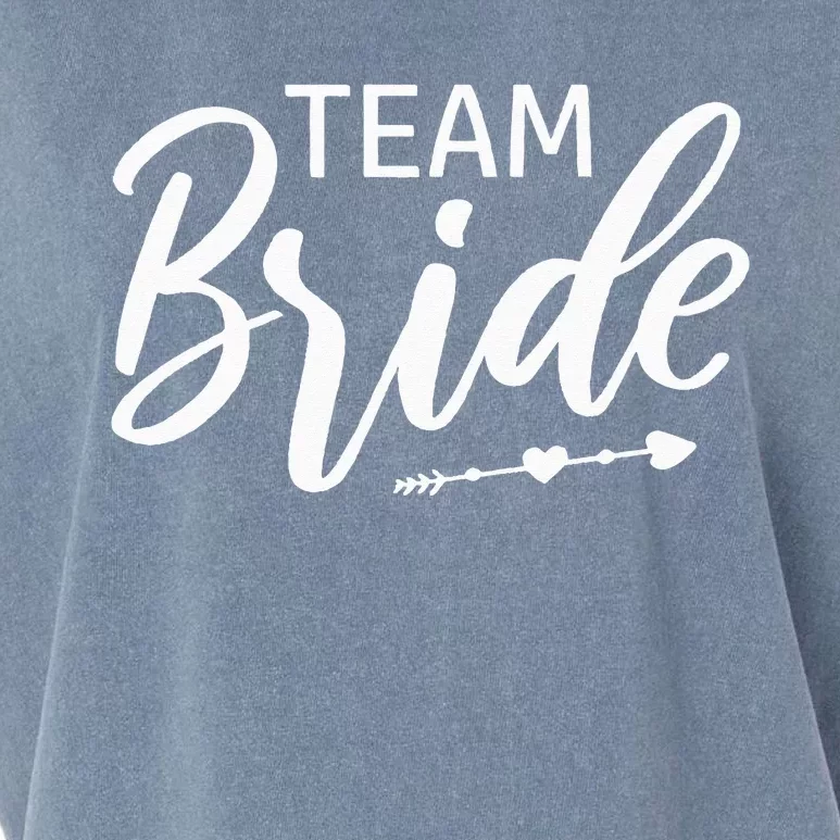 Team Bride Wedding Party Garment-Dyed Women's Muscle Tee