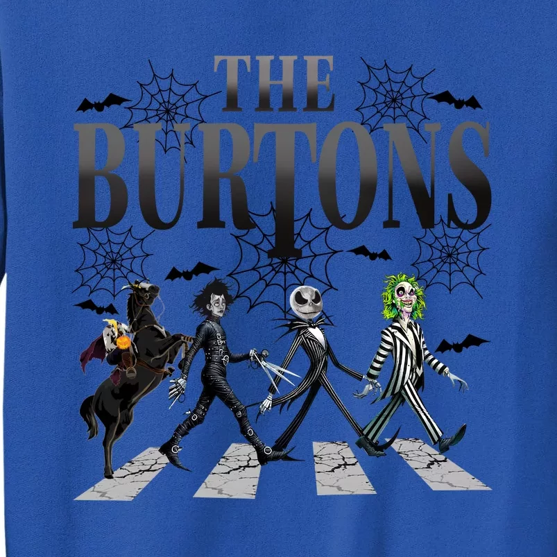 The Burtons Walking Street The Burtons Friends Halloween Jack Skellington Tall Sweatshirt