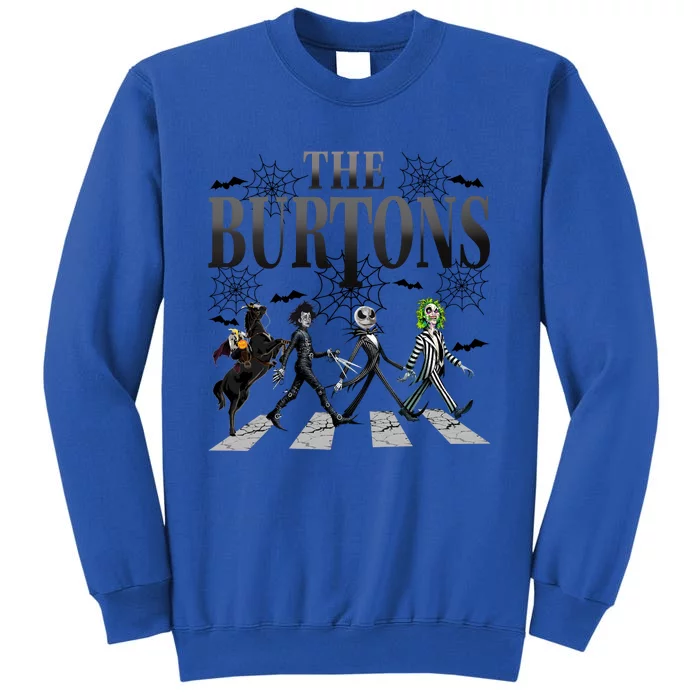 The Burtons Walking Street The Burtons Friends Halloween Jack Skellington Tall Sweatshirt