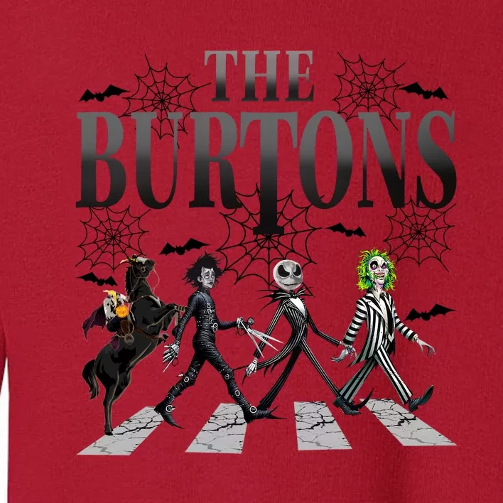 The Burtons Walking Street The Burtons Friends Halloween Jack Skellington Toddler Sweatshirt