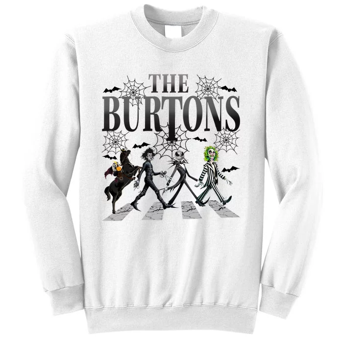 The Burtons Walking Street The Burtons Friends Halloween Jack Skellington Sweatshirt