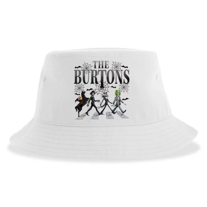 The Burtons Walking Street The Burtons Friends Halloween Jack Skellington Sustainable Bucket Hat