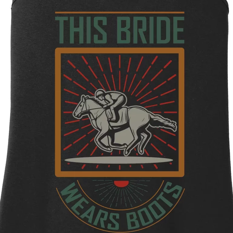 The Bride Wears Boots Ladies Essential Tank