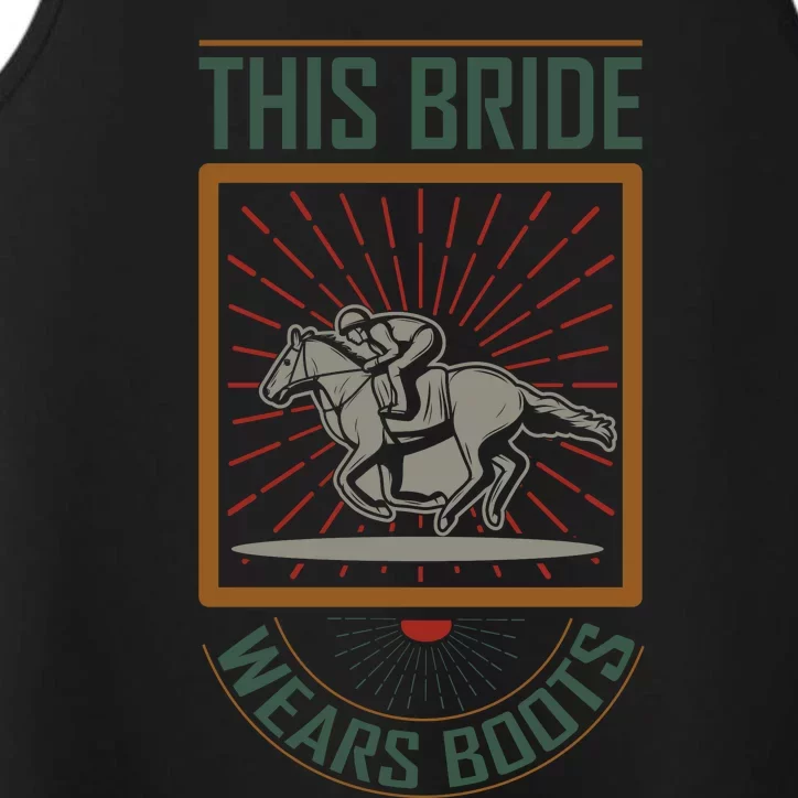 The Bride Wears Boots Performance Tank