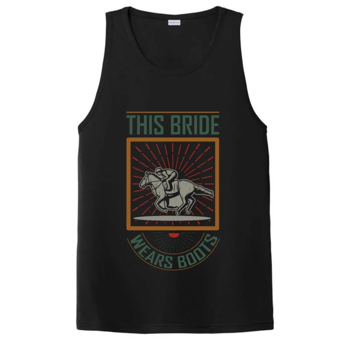 The Bride Wears Boots Performance Tank