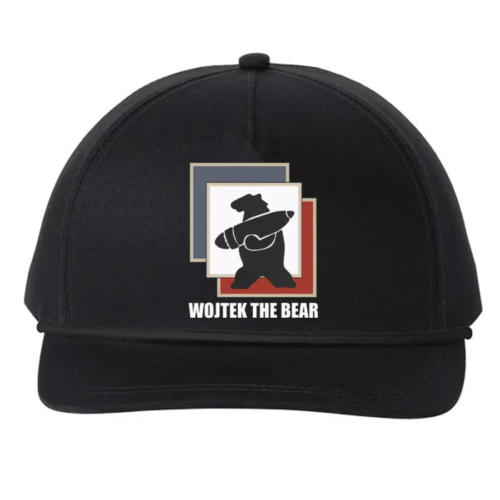 The Bear Wojtek Polish Bear Snapback Five-Panel Rope Hat