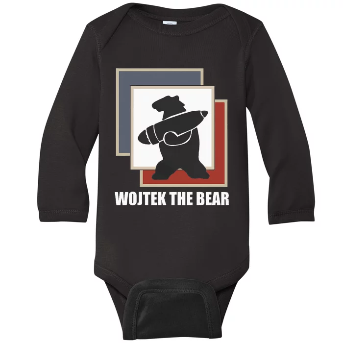 The Bear Wojtek Polish Bear Baby Long Sleeve Bodysuit