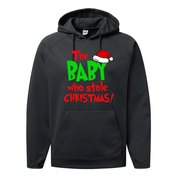 The Baby Who Stole Christmas Performance Fleece Hoodie