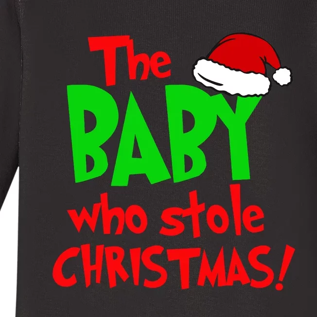 The Baby Who Stole Christmas Baby Long Sleeve Bodysuit