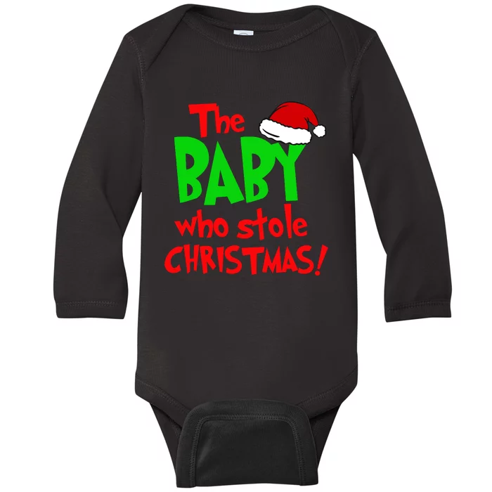 The Baby Who Stole Christmas Baby Long Sleeve Bodysuit