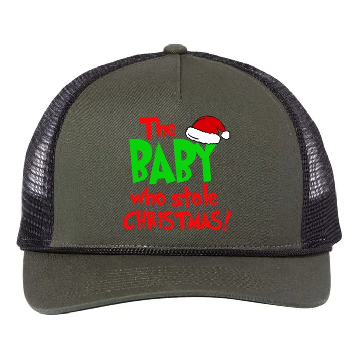 The Baby Who Stole Christmas Retro Rope Trucker Hat Cap