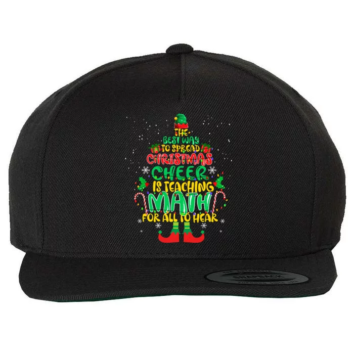 The Best Way To Spread Christmas Cheer Is Teaching Math Wool Snapback Cap