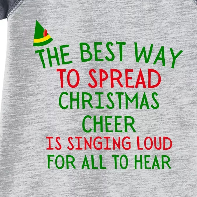 The Best Way To Spread Christmas Cheer Is Singing Loud For All To Hear Elf Infant Baby Jersey Bodysuit