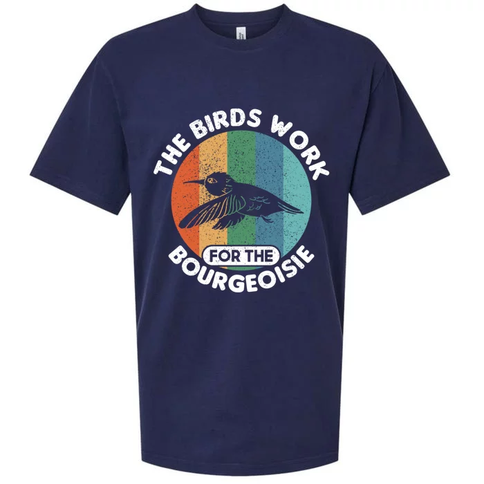 The Birds Work For The Bourgeoisie Bird Sueded Cloud Jersey T-Shirt