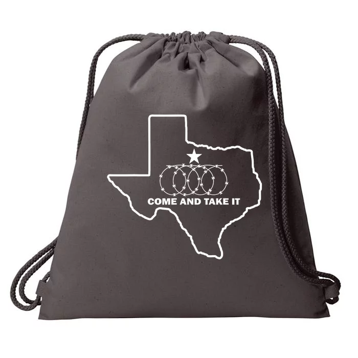 Texas Barbed Wire Come And Take It Drawstring Bag