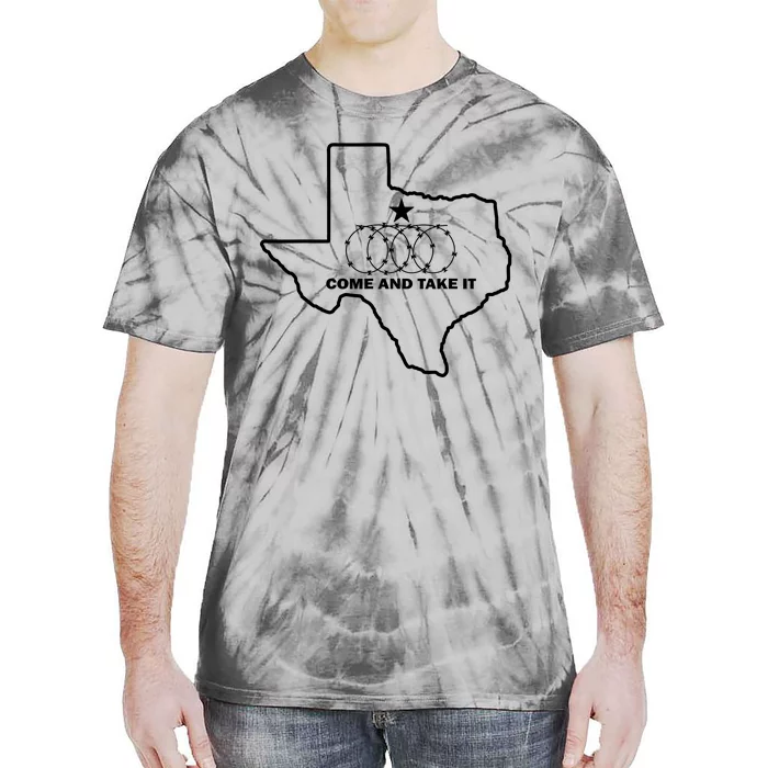 Texas Barbed Wire Come And Take It Tie-Dye T-Shirt